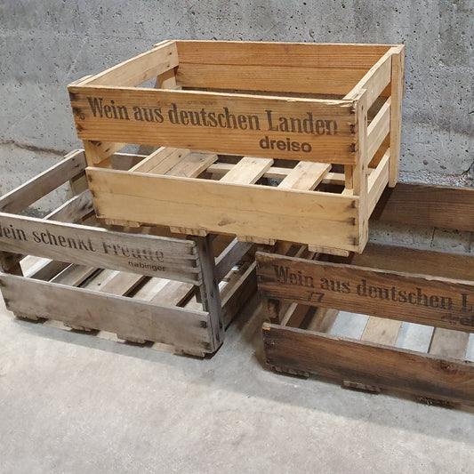 Weinkisten, Weinsteigen, Holzkisten, Dekokisten